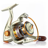 Nacatin NA1000-7000 12BB 5.2: 1 Metal Spinning Fishing Reel Wheel For Fly Reel