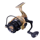 Fishing Reel Camouflage Metal Spool Catfish Reel