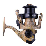 Fishing Reel Camouflage Metal Spool Catfish Reel