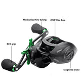 2019  Reel 8.1:1 12+1BB Carp Fishing Reel With Magnetic Brake 8KG Max Drag Left Right Hand Casting Reels
