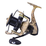 Fishing Reel Camouflage Metal Spool Catfish Reel
