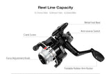 Portable Mini Aluminum Pen Shape Fishing Reel