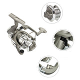 Fishing Reel Metal Spool Spinning Reel Stainless Steel Handle Line