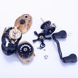 Camouflage Fishing Reel 3000 Metal Spool Brake 6 kg High Speed 7.2:1 Magnetic Brake Bait Casting Reel