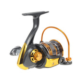 DB1000 - 6000 Metal Spinning Fishing Reel Gear Ratio 4.9: 1 5.2: 1 8/10 BB Spinning Fishing Reel