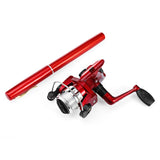 Portable Mini Aluminum Pen Shape Fishing Reel