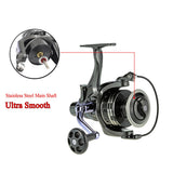11 + 1BB Fishing Reel GT4: 7: 1 Right / Left Handle Double Brake System Fishing Rod Reel