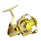Fishing Reel SA 1000-7000 Steel Ball Bearing 5.5: 1 Gold Spinning Casting Reel