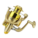 Fishing Reel SA 1000-7000 Steel Ball Bearing 5.5: 1 Gold Spinning Casting Reel