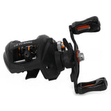 10 + 1BB 6.3: 1 Fishing Reel Right / Left Hand Water Drop Wheel Bait Casting Reel Metal Handle