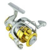 Fishing Reel SA 1000-7000 Steel Ball Bearing 5.5: 1 Gold Spinning Casting Reel